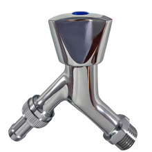 Aftapventil 1/2" med metalgreb krom